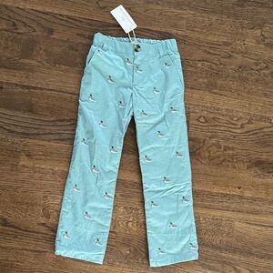 Smockingbird Duck Embroidered Pants New With Tags
